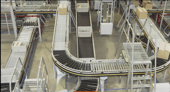 輥筒輸送線組合實體圖